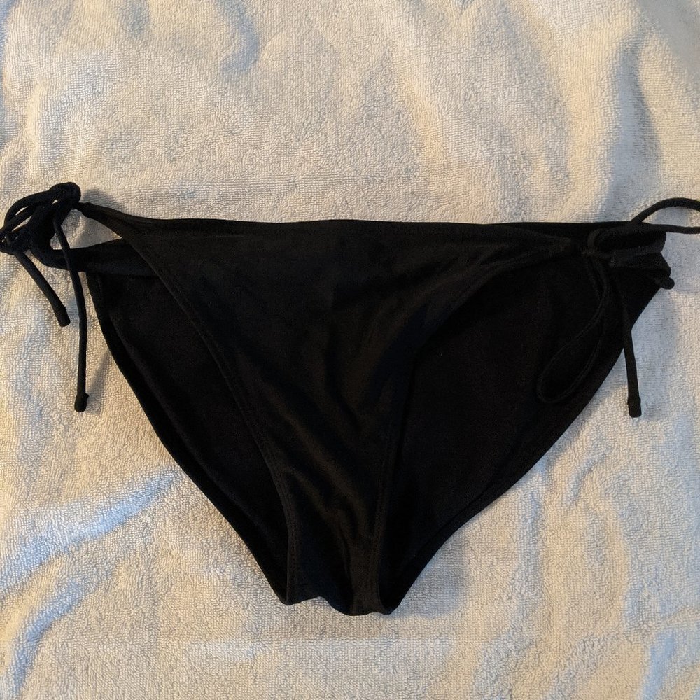 Bikini swimsuit bottom, black, S/M